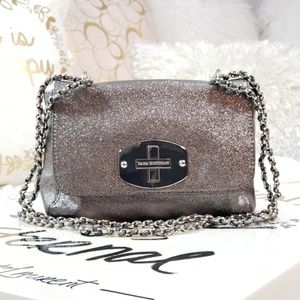 Dana Buchman Silver Mini Shoulder Bag
